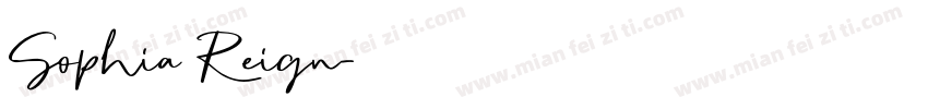 Sophia Reign字体转换